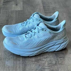 Hoka One One Clifton 8 1119394 SSCA Blue Running Shoes Sneakers Size 8.5